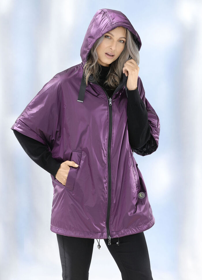 Funktionell vändbar cape i en oversized look 