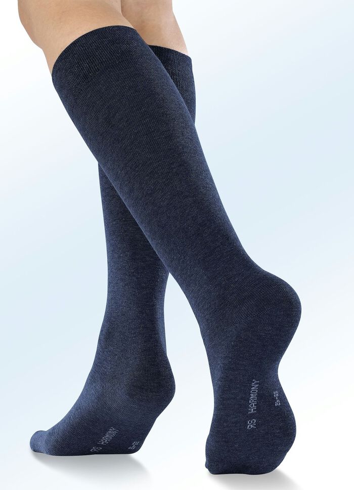 Sexpack kn&auml;strumpor med bekv&auml;m midjeband 