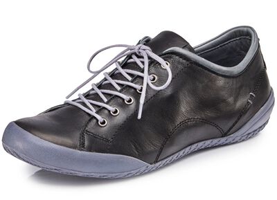 Andrea Conti, klassiska damskor med sn&ouml;rning, med uttagbar l&auml;dersula 