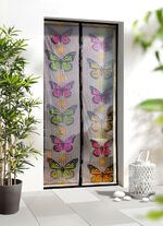 magnetisk gardin med kardborreband 