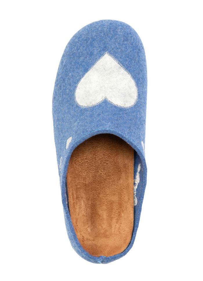 Laurina, klassiska damtofflor, med uttagbar fotb&auml;dd 