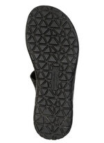 Waldläufer, bekväma damsandaler, bredd H, med uttagbar fotbädd SCHWARZ