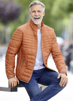 Quiltad blus från "Gate One" i 3 färger JORD