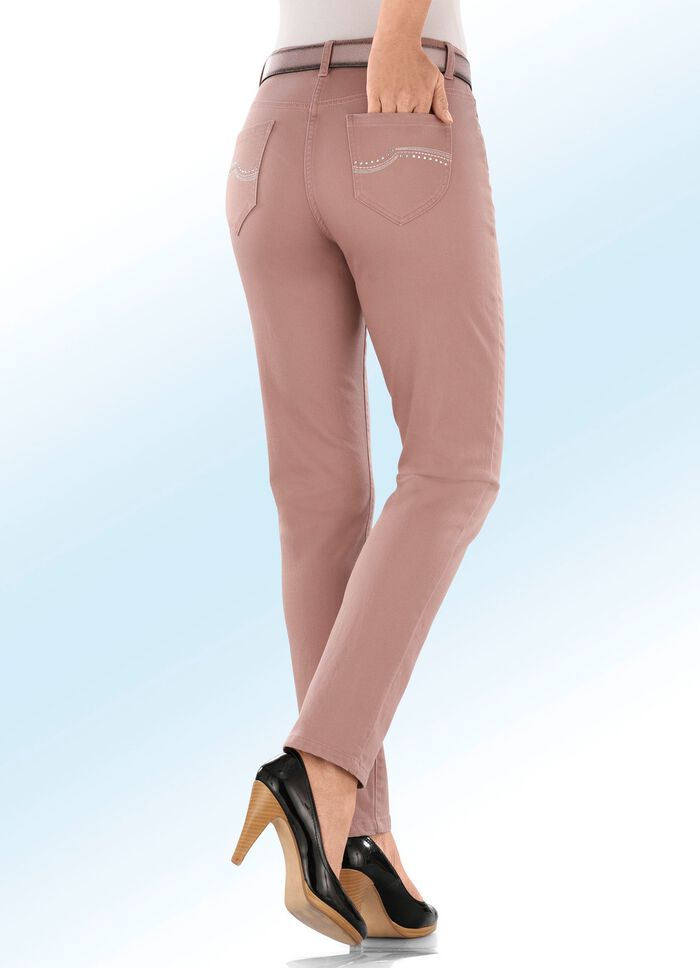 Jeans i 5-ficksmodell ROSENTR&Auml;