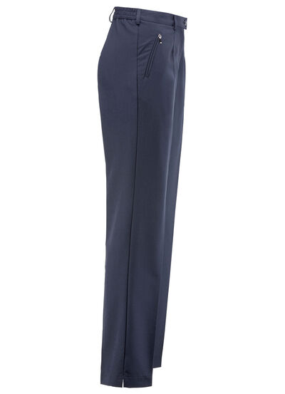 Byxor med dragkedjor p&aring; sidofickorna 