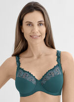 Felina bygel-bh med tyllbroderi SMARAGD
