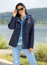 Funktionell jacka med avtagbar huva 