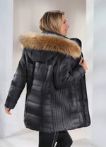 Jacka med avtagbar huva 