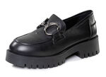 ELENA EDEN loafers med metallsmycken SCHWARZ