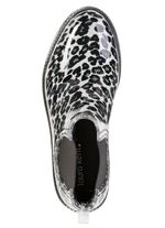 LAURA KENT, trendiga gummist&ouml;vlar med uttagbar textilinnersula SVART-ISGR&Aring;