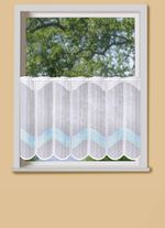 Handf&auml;rgad kort gardin 