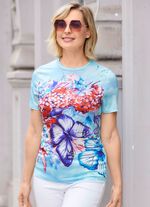 Skjorta i batik-look 