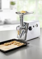 K&ouml;ttkvarn med blad i rostfritt st&aring;l 