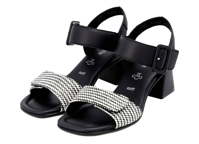 Remonte sandal med flätade detaljer, 