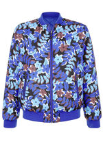 Vändbar blus med ribbade muddar 