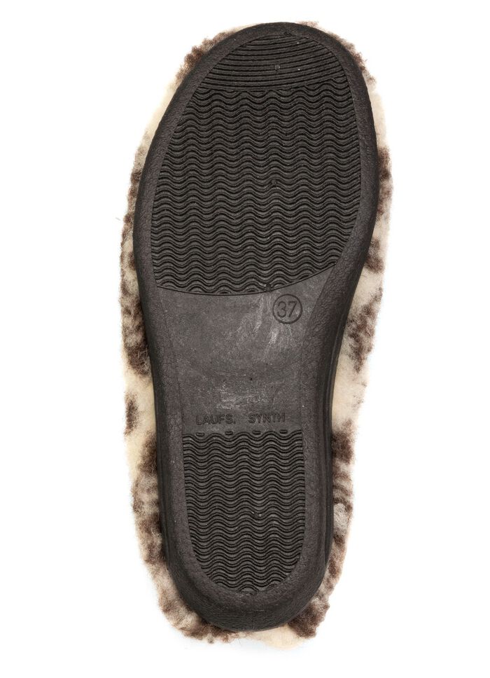 Varma damtofflor med dragkedja 