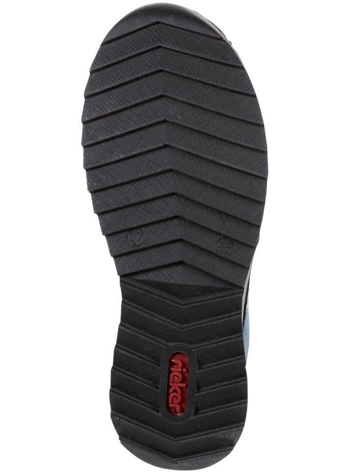 Rieker, sportiga damst&ouml;vlar, vinterskor, med dragkedja JEANS BL&Aring;