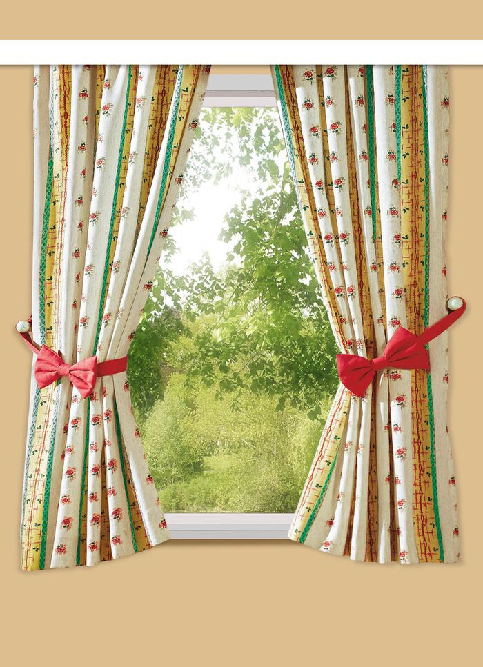 Enkel halsduk i linne-look med universalskena NATURR&Ouml;D