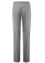 Byxor med resår i midjan baktill LJUSGRÅ MELERAD