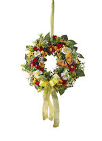 Vägg- eller dörrdekorationer med vårblommor, 