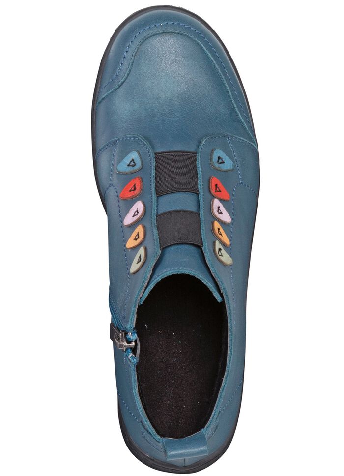 ELENA EDEN, fodrade damst&ouml;vlar, vinterskor, bredd H, med uttagbar fotb&auml;dd JEANS