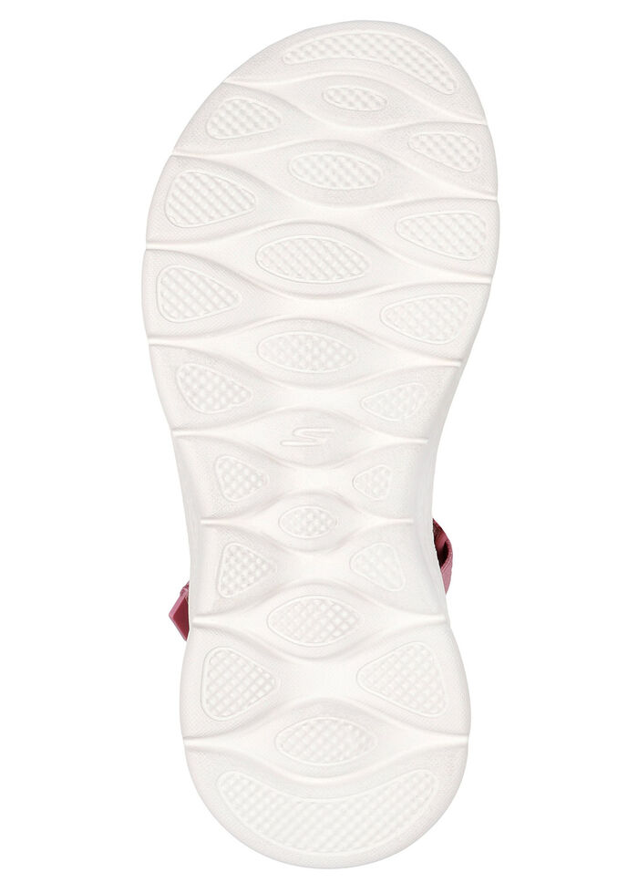 SKECHERS, sportiga damsandaler, med gjuten slip-in-klackplatta MAUVE