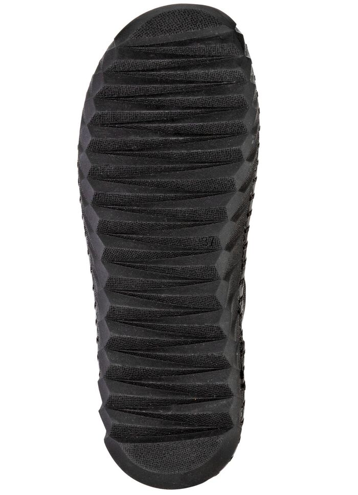 Tvillingskosko med sn&ouml;rning med smarta, f&auml;rgglada l&auml;derapplikationer SVART-F&Auml;RGAD