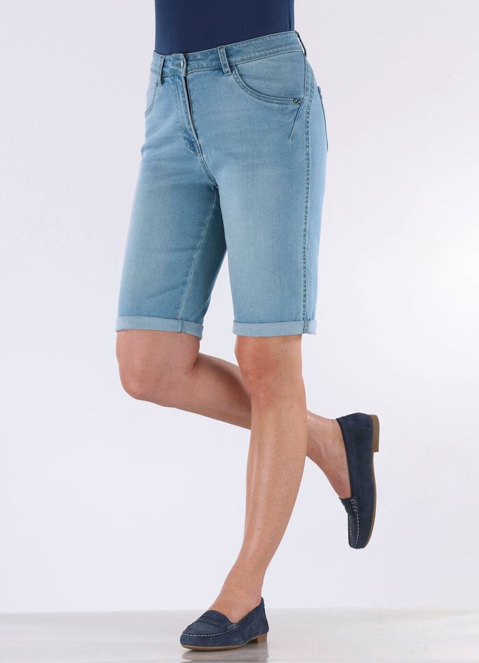 Bermudashorts med push-up effekt 