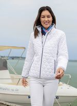 Jacka med l&ouml;kquiltning 