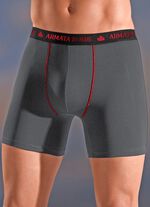 Fyrapack byxor, med elastiskt midjeband, kontrasterande s&ouml;mmar 