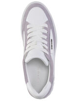 Peter Kaiser sneakers med snörning av nappa och mocka VITLILA