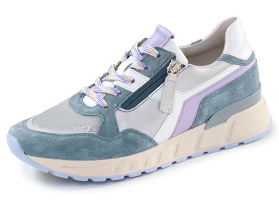 Gabor, trendiga damsneakers, vidd H, med uttagbar fotb&auml;dd 