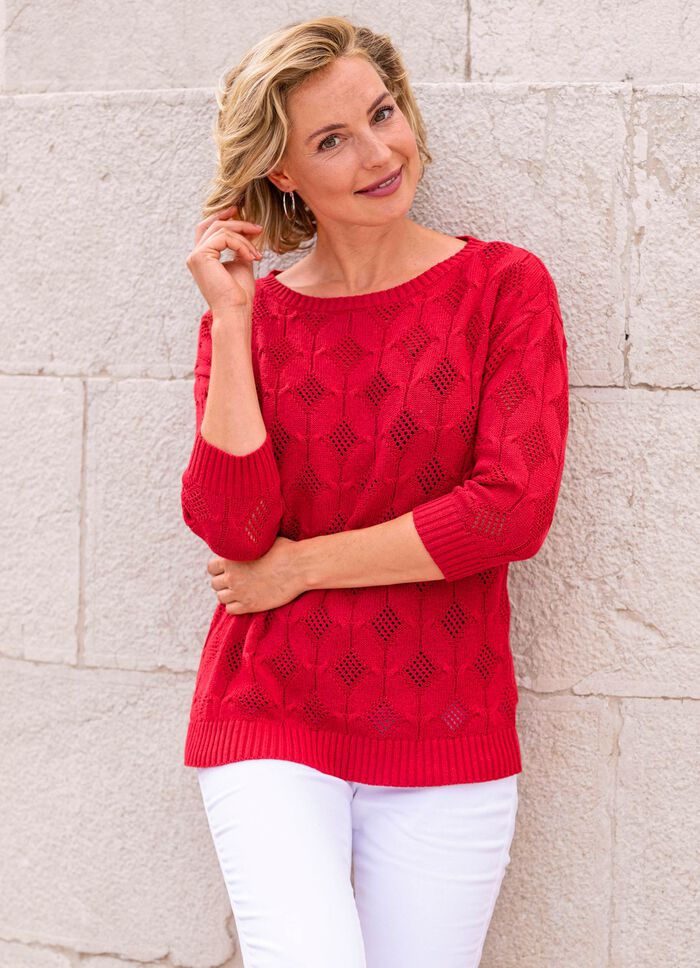 Tr&ouml;ja med diamantdesign 