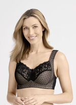 Bh med elastisk spets från Miss Mary SVART