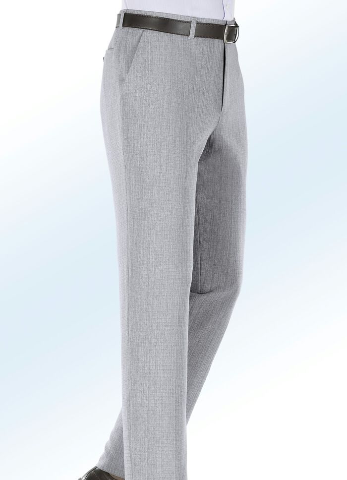 Byxor i linnelook i 2 f&auml;rger 