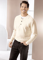 Pik&eacute;tr&ouml;ja med kort knappsl&aring; i 3 f&auml;rger ECRU