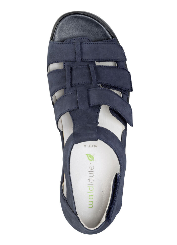 Waldläufer bro clip sandal fantasifullt tryckt MARIN