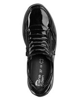 ELENA EDEN Lack L&auml;der Loafers 