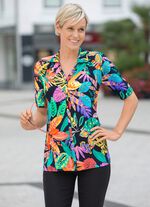 Pik&eacute;tr&ouml;ja med genomg&aring;ende dekorativ knappsl&aring; 