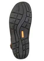 Klassiska herrsandaler, bredd H, med kardborreband 