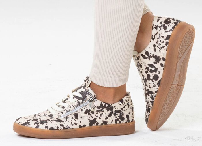 Waldl&auml;ufer, moderiktiga damsneakers, bredd H, med uttagbar fotb&auml;dd 