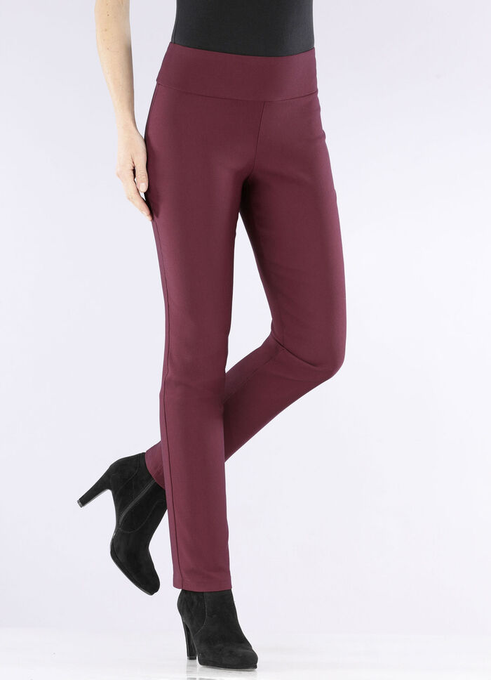 Byxor med behagligt v&auml;rmande insida BORDEAUX