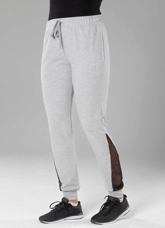 Fritidsbyxa med mesh-inl&auml;gg i 4 f&auml;rger 