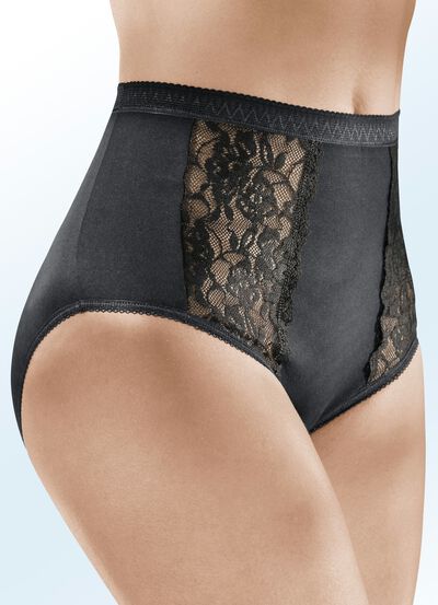 Trosor i fempack med elastiska spetsinf&auml;llningar 