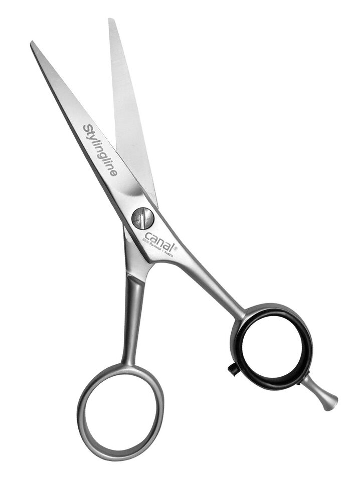 Professionella h&aring;rsaxar fr&aring;n Canal i rostfritt st&aring;l 