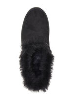 Gemini tofflor gjorda av mjuk, bästa mocka SVART