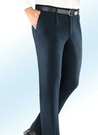 Stretchbyxor "Klaus Models" med veck 