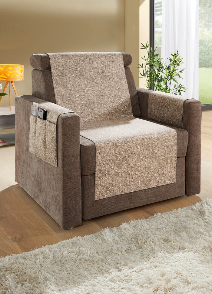 Hemaccessoarer med kedjad finish i melangelook 