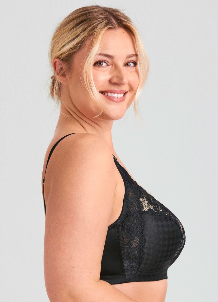 Miss Mary-bh med elastiska spetsinsatser 