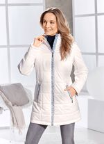 Jacka med avtagbar huva 